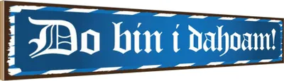 Obrázek produktu pro vianmo Drevený nápis 46x10 cm Do Bin I Dahoam