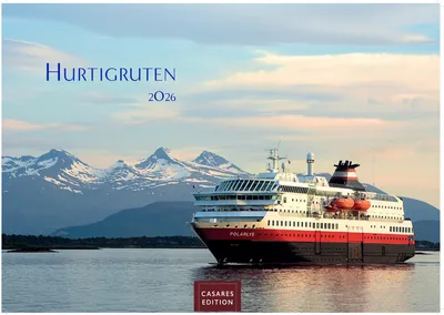 Produktbild von Hurtigruten Kalender 2026 - Wandkalender | Fotokalender Nord