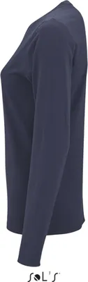 Produktbild von SOLs 02075 | Damen Long-Sleeve T-Shirt Imperial - Farbe: Mouse Grey (Solid) - Größe: S