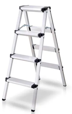 Obrázok produktu pre Rebrík VaGo rebrík skladací rebrík 2x4 kroky obojstranný rebrík pre domácnosť