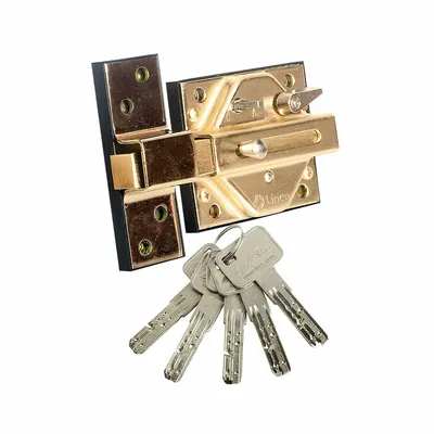 Produktbild von Hochsicherheitsriegel 7930r Eisen vermessingt 97930rhl lince