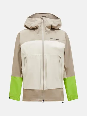 Produktbild von Peak Performance M Vislight Gore-Tex C-Kni AVID BEIGE/SAND FOG/STAND OUT GREEN XL