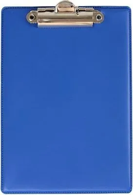 Image de Porte-bloc Biurfol A6 bleu avec pince robuste