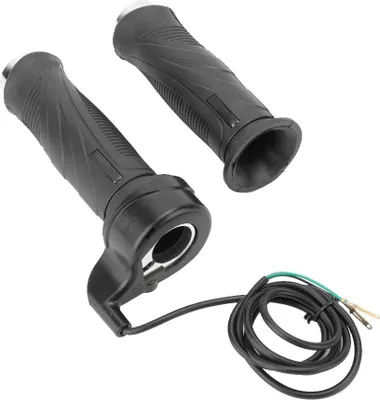 Immagine prodotto di Scambio di accelerazione, gomma nera -ABS - acceleratore - impugnatura 2 pezzi per 12 V 24 V 36 V 48 V scooter elettrico ATV