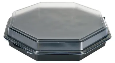 Produktbild von 75x DUNI Octaview® 305 x 305 x 60 mm Schwarz ungeteilt