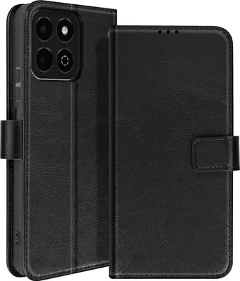 Obrázek produktu pro Avizar, Honor 200 Smart Vintage Kryt na peněženku s funkcí stojánku, černý