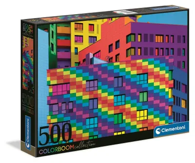 Produktbild von Clementoni-Puzzle 500 ColorBoom-Quadrate 35094