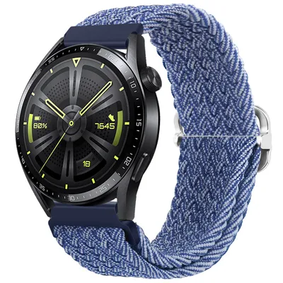 Obrázok produktu pre BStrap Braid Nylon remienok na Huawei Watch GT2 42mm, blue white