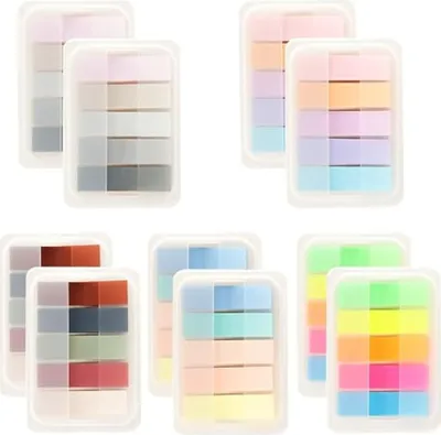 Produktbild von INF Fluoreszierende Haftnotizen, klassifizierte Indexnotizen mit Etui