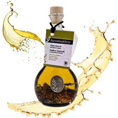 Produktbild von Physis of Crete Julia Natives Olivenöl Extra mit Kräutern und Gewürzen 100 ml