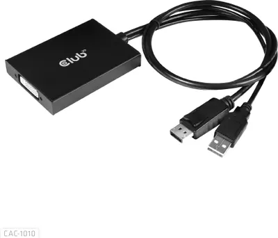 Produktbild von Club3D Adapter DisplayPort > DVI-D (Active Dual) St/Bu retail