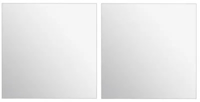 Immagine prodotto di Piastrelle specchio adesive - 2 pezzi - vetro - autoadesive - 40 x 40 cm - quadrate