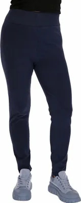 Produktbild von Damen Übergröße 2XL-6XL Baumwolle Baumwolle Leggings Freizeithose Sport Jogginghose Stretch Hose Blau 3XL/4XL