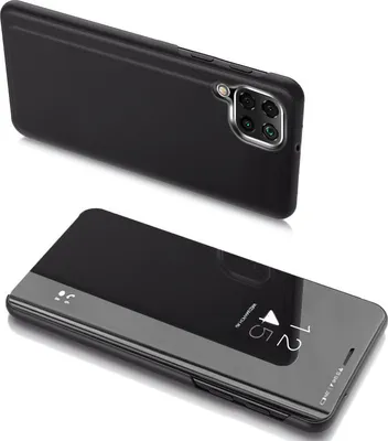Produktbild von Klarsicht-Etui Flip-Cover Samsung Galaxy A22 4G Schwarz