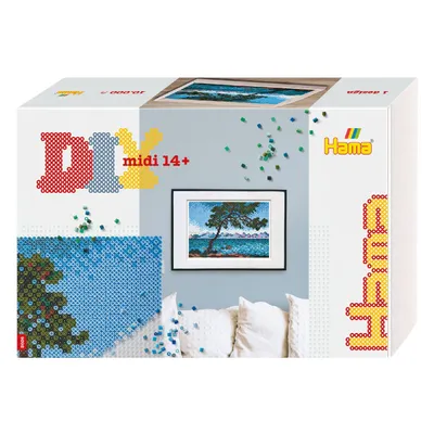 Zdjęcie produktu dla Hama koraliki do naprasowywania midi Art "Claude Monet" zestaw upominkowy 10 000 koralików do naprasowywania