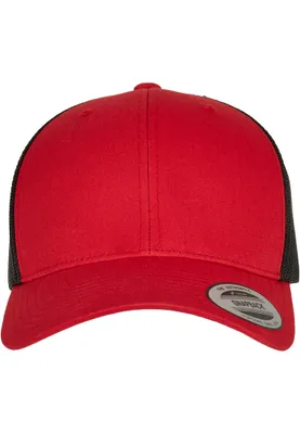 Produktbild von Flexfit Uni Retro Trucker 2-Tone Baseballkappe, red/Black, one Size