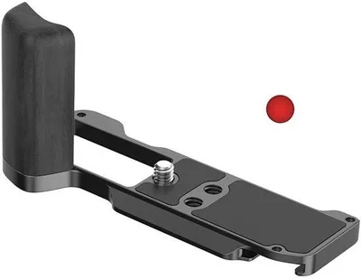 Produktbild von Kamera-Handgriff für professionelle Fotografen, schwarz, Metall