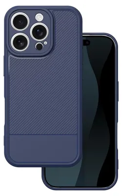 Zdjęcie produktu dla Nakładka Simple Carbon Do Iphone 16 Pro 6,3" Niebieska