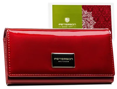 Produktbild von Damen-Ledergeldbörse PTN PH24-1-SH-1871 ROT