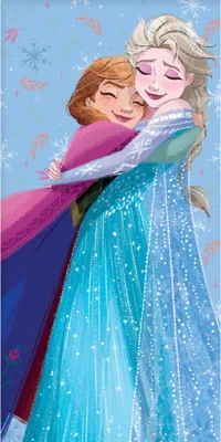 Produktbild von Disney Eiskönigin Hug Badetuch, Strandtuch 70x140 cm