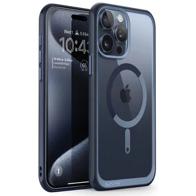 Produktbild von Schutzhülle für iPhone 15 Pro, Supcase UB Mag mit MagSafe, Transparent-Blau