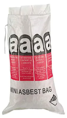 Produktbild von MINI ASBEST BAG 70 x 110 cm Gewebesack Asbestabfallsack Asbest Abfallsack