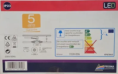Produktbild von Briloner LED Einbauleuchten weiß 3er-Set3xGU10/5W (7220-036) schwenkbar