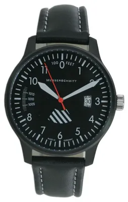 Produktbild von Aristo Herren Messerschmitt Uhr Fliegeruhr ME-42ALTI-L Leder