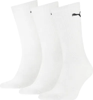Image de Puma Crew Lot De 3 Paires De Chaussettes De Sport - Blanc  | Taille: 35-38