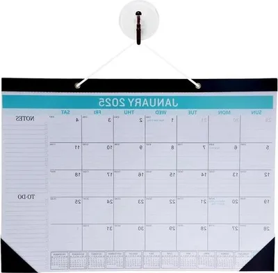 Immagine prodotto di Calendario da parete 2025-2026 - agenda mensile per casa e ufficio - 1 pezzo - 43,2 x 30,5 cm