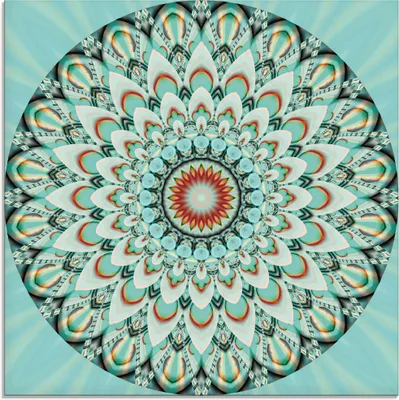 Produktbild von ARTland Glasbild Mandala Integrität Größe: 30x30 cm