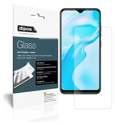 Obrázek produktu pro 2x ochranná fólie pro Vivo Y3s matná - anti-shock 9H fólie dipos Glass plastové sklo