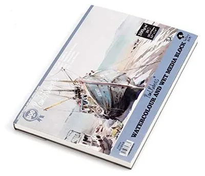 Zdjęcie produktu dla Papier akwarelowy A5 50% bawełna blok artystyczny 20 arkuszy dla malarzy