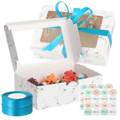 Obrázok produktu pre Solidchoice – 20 kusov formičiek na muffiny, sada s vložkami, DIY darčekové krabičky na sviatky