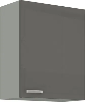 Produktbild von Küchen Hängeschrank 60 Hochglanz Grau Küchenzeile Küchenblock Küche Grey Bianca