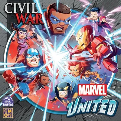 Obrázek produktu pro Asmodee Marvel United: Civil War, Stolní hra, 14 rok/roky, 45 min