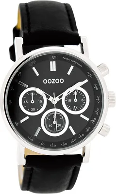 Produktbild von Oozoo Armbanduhr schwarz Leder Timepieces Damen Analog-Quarzuhr UOC5329A
