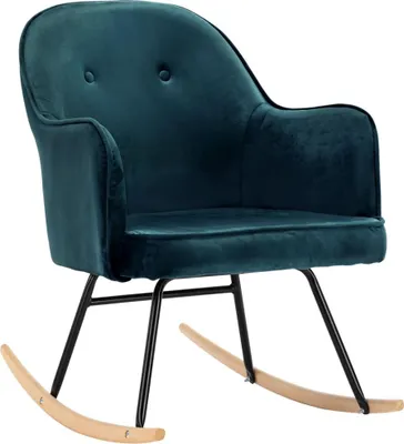 Obrázok produktu pre hojdacie kreslo vidaXL Blue Velvet
