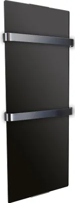 Image de Radiateur seche serviette décoratif design Noir 1200W