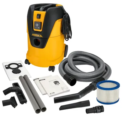 Obrázek produktu pro Průmyslový vysavač, objem 25 litrů, výkon motoru 1000 W, pro mokré i suché vysávání