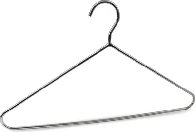Produktbild von Kleiderbügel aus Stahl, Ø = 6 mm, verchromt