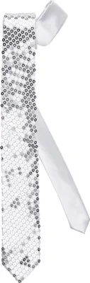 Produktbild von WIDMANN Paillettenkrawatte silber