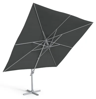 Produktbild von Kettler Ampelschirm Sonnenschirm EASY MOVE 300 x 300 cm mit Schutzhaube Silber