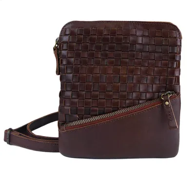 Produktbild von Greenburry Billy the Kid M490-25 Nasty Cowboys Shoulderbag Emporia Leder Schultertasche für Damen nut-brown