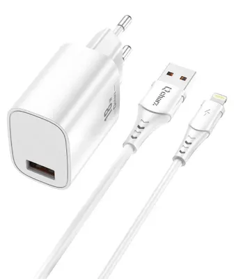 Imagen del producto de Qcharx Artemisia, cargador USB-A de 18W, color plateado, plateado, talla única