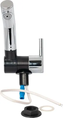 Obrázok produktu pre Kempingový automatický kohútik Sienna čierny chróm kohútik na studenú vodu 12V mikrospínač