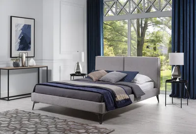 Produktbild von Luxus Leder Textil Bett  Polster Betten Doppel Modernes Ehe 140/160/180 Neu