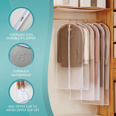 40 Stück Transparente Kleidersäcke – 60x90 Cm Aufbewahrung Für Kleidung & Reinigung