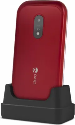 Obrázek produktu pro Doro 6040, Otevírací, Dual SIM, 7,11 cm (2.8"), 3 MP, 1000 mAh, Červená, Bílá