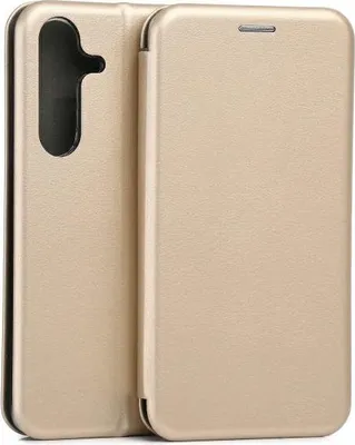 Produktbild von Beline Magnetisches Book Case Für Samsung S25+ Gold